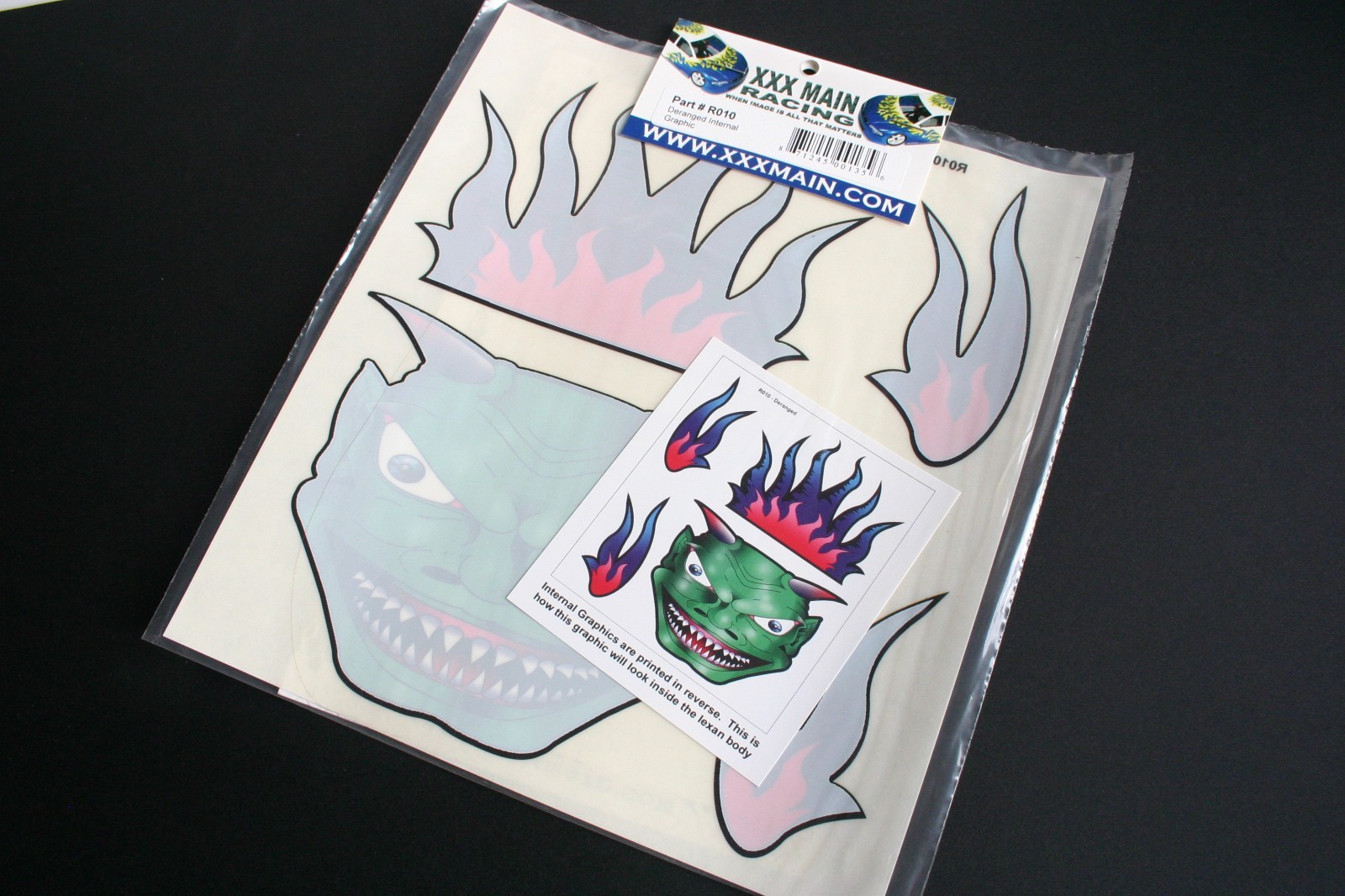 XXX Main Deranged Internal Decal Graphics Sheet - R010