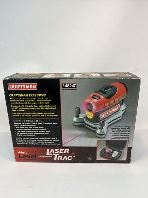 #ad #ad Craftsman 4 in 1 Level With Laser Trac 948247 With Carry Case amp; Instructions $11.99