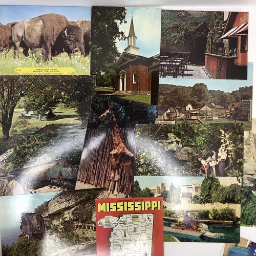 100 Vintage Travel Postcards USA 1950s-1970s Lot Vacation Souvenir - Picture 8 of 9