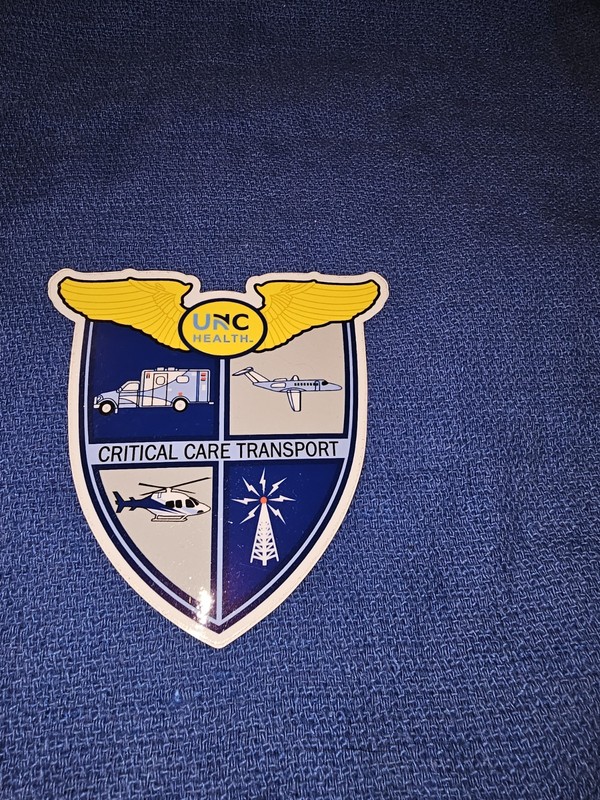 Univ. Of NC MedEvac/CCT Decal