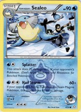 Team Aqua's Sealeo 4/34 Common Double Crisis Pokemon Near Mint