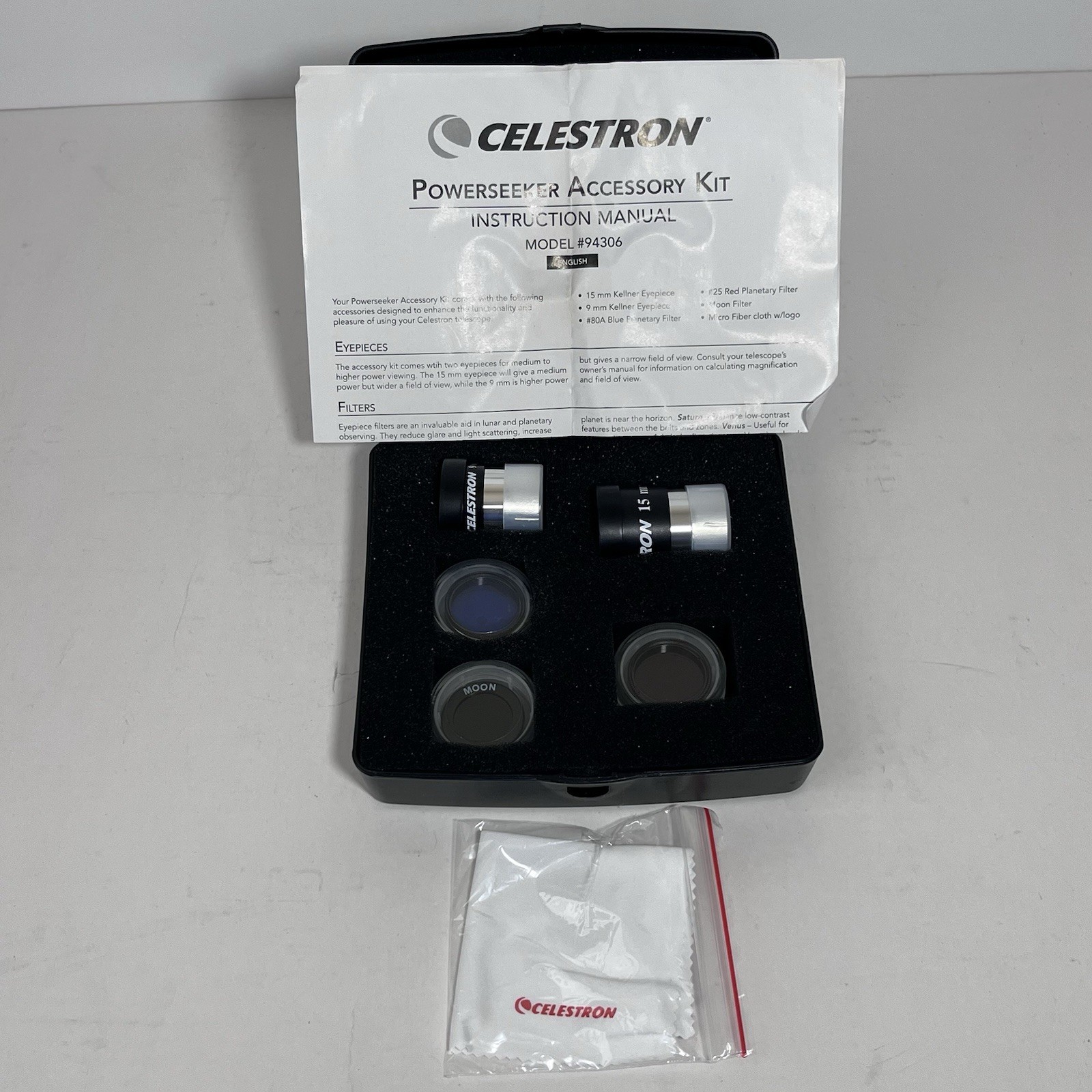 Celestron PowerSeeker Accessory Kit 94306 &ndash; 1.25" Eyepiece