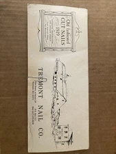 Old Fashioned Cut Nails-Tremont Nail Co.