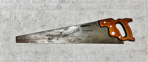 VINTAGE DISSTON HAND SAW D-23, 8 point 26” Blade