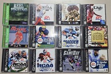 lot of 13 PS1 original Playstation games PS one sports games Madden Reel Fishing