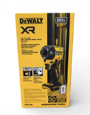 #ad #ad DeWALT DCF870B 20V MAX 20 Volt Brushless Cordless 1 4quot; Quiet HydrauIic Impact $149.99