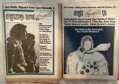 Rolling Stone Magazine Lot   Vintage 1973 Issues   Rare Collectible Set