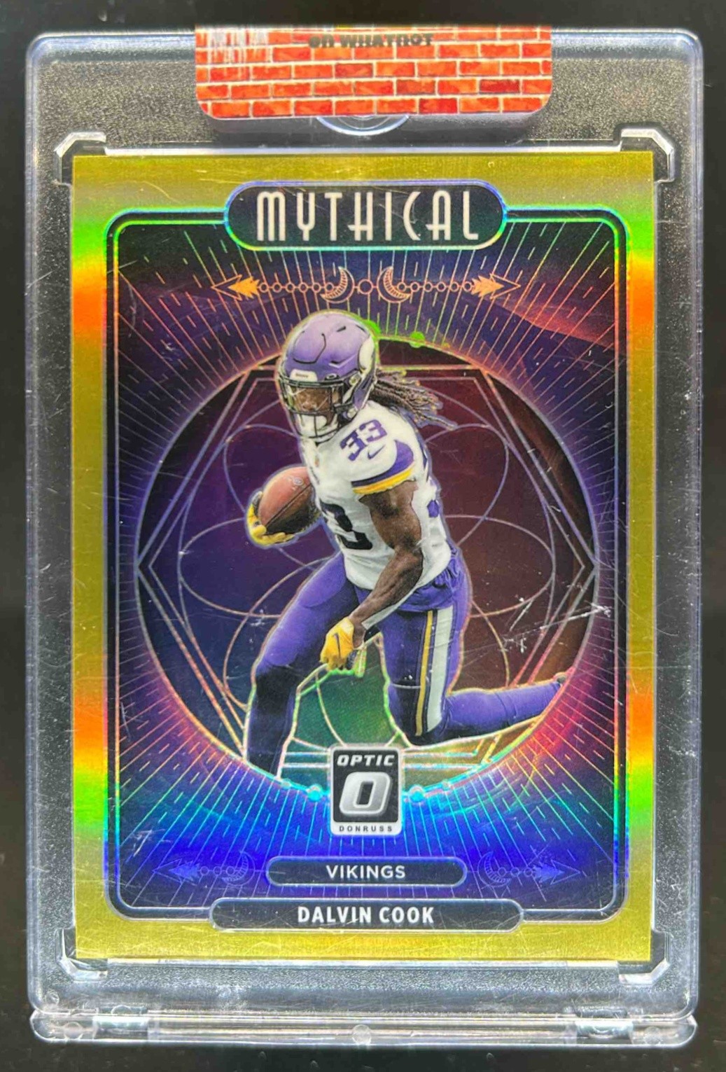 2021 Donruss Optic Dalvin Cook Mythical Gold #6/10 Vikings