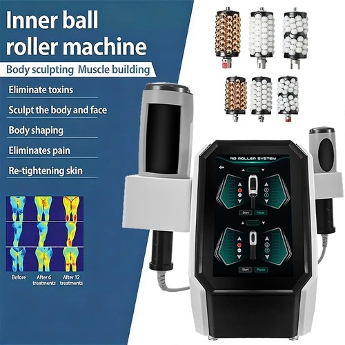 2 in 1 9D Inner Ball Roller Machine Lymphatic Drainage Therapy Skin Body Massage