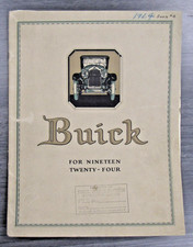 Original 1924 Buick Brochure - Buick For Nineteen Twenty-four Original 1924 Buick Brochure - Buick For Nineteen Twenty-four