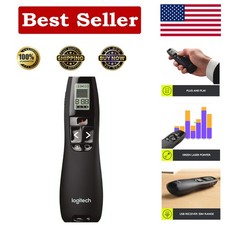 PowerPoint Remote Clicker with Green Laser & ...