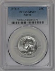 1976-S 25c Silver Washington Quarter PCGS MS67 Bicentennial