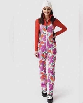 BOGNER FIRE+ICE X LOVE SHACK FANCY  Ski Pants  Sz 6/S Pink Floral
