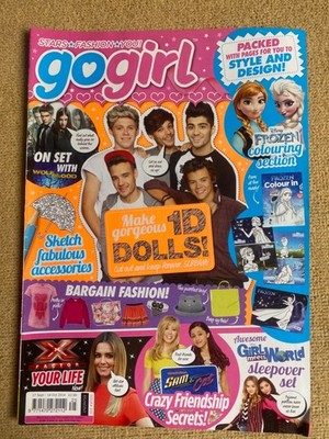 Go Girl magazine Sep-Oct 2014 One Direction 5 Harry Styles Seconds of Summer