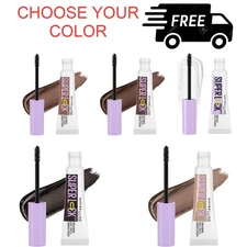 Maybelline Super Lock Brow Glue Eyebrow Gel, Lightweight and Waterproof Tinted