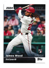 #GH-13 James Wood Greatest Hits 7/6/24 First Career HR (RC) 2025 Topps Series 1