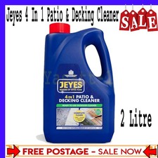 Jeyes 4 In 1 Patio & Decking Cleaner 2 Litre Cleaner Tackles Dirt, Stains Algae