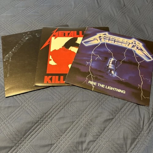Lot Of 3 Metallica LPs - All In VG+ Condition!
