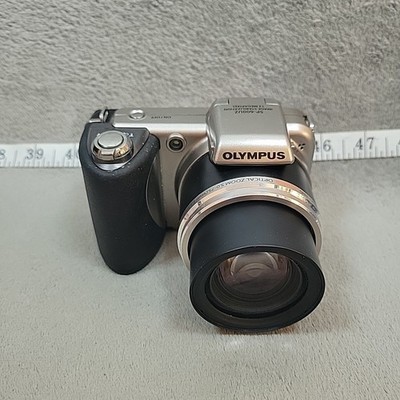 Olympus SP-600UZ 12MP 15x Zoom Silver - Works - Dead Spot LCD