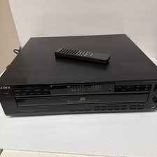 Sony CDP-C425 5 Disc Changer Pulse CD Player JAPAN OEM Remote - TESTED