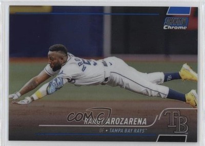 2022 Topps Stadium Club Chrome Blue Refractor 144/199 Randy Arozarena #37 0d94