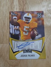 2021 Leaf Draft JOSHUA PALMER Gold Autograph #BA-JP2 Rookie Auto Bills SP