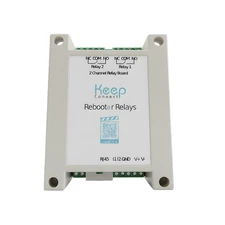 Keep Connect Rebooter Relays – 2-Channel WiFi & RJ45 Relay Board, Remote Device