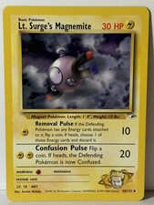 Lt. Surge's Magnemite (50) 050/132 Gym Heroes NM Pokemon Fast Shipping on eBay