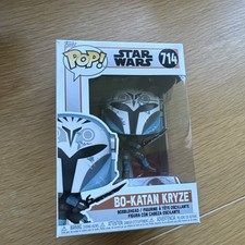 FIGURA DE VINILO VOLADOR FUNKO POP STAR WARS #714 BO-KATAN KRYZE CON SABLE OSCURO