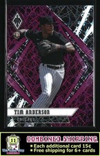 2021 Panini Chronicles Phoenix Purple Velocity #12 Tim Anderson White Sox