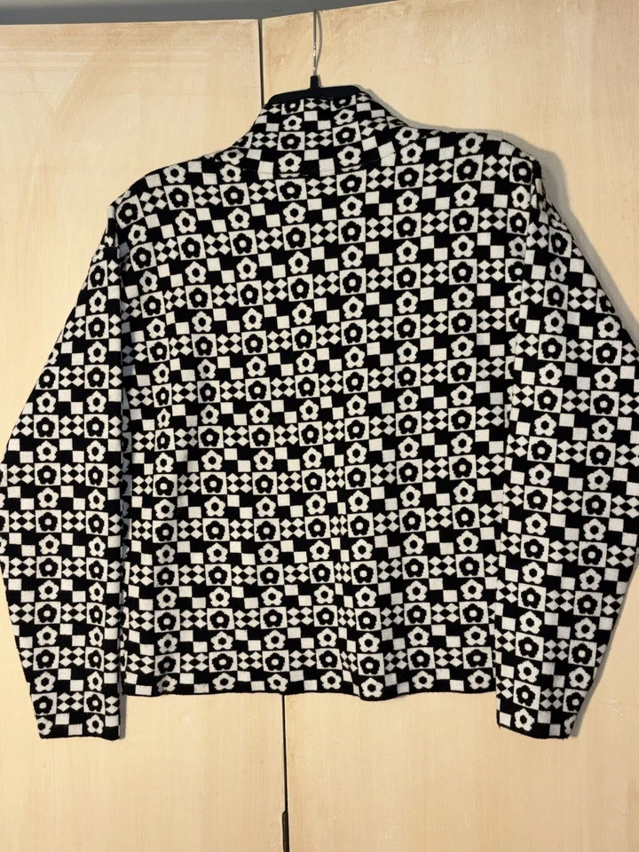 Suéter Maeve Anthropologie Mujer Pequeño Patrón Geométrico Manga Larga Mezcla de Poliéster Foto 3 de 4