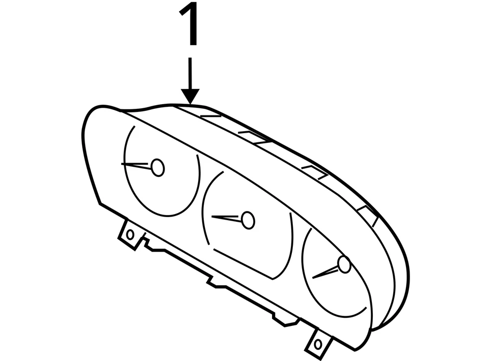 Medidores de painel de instrumentos velocímetro Hyundai Sonata 2006-2008 N91J2 - Imagem 4 de 4