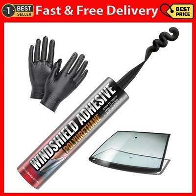 FORTIVO Polyurethane Windshield Adhesive Kit Quick Curing Auto Glass Repair
