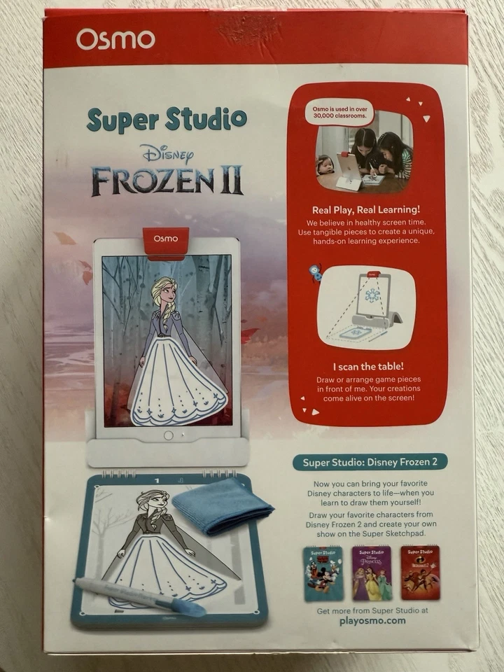 NEW in Box Osmo Super Studio Disney Frozen 2 Starter Kit Drawing & Creativity - Image 2 of 2