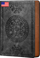 Lined Journal for Men Soft Cover Notebook Leather Journals for Writing, 180 Lay