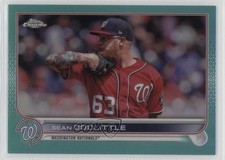 2022 Topps Chrome Update Aqua Refractor 191/250 Sean Doolittle #USC161 0q3
