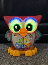 FISHER PRICE Linkimals Light-Up & Learn Owl, Interactive English Talks ABCs 123&rsquo;