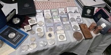 COINS MYSTERY BOX - GUARANTEED SILVER + GRADE IT COINS ,GREAT COLLECTIBLES+BONUS