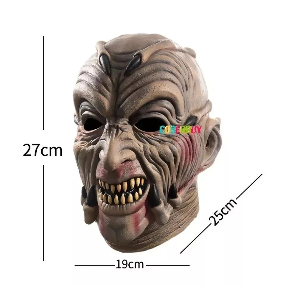 Jeepers Creepers Ogre Demon Vampire Monster Killer Mask Cosplay Headgear Prop - Image 2 of 4