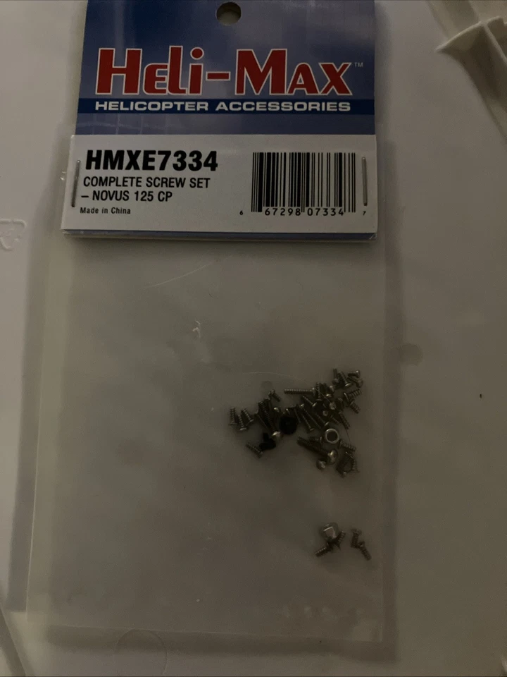 HELIMAX NOVUS 125 CP PARTS: HMXE8446 Tail Boom Retainer & HMXE7334 Complete Scr - Image 3 of 4