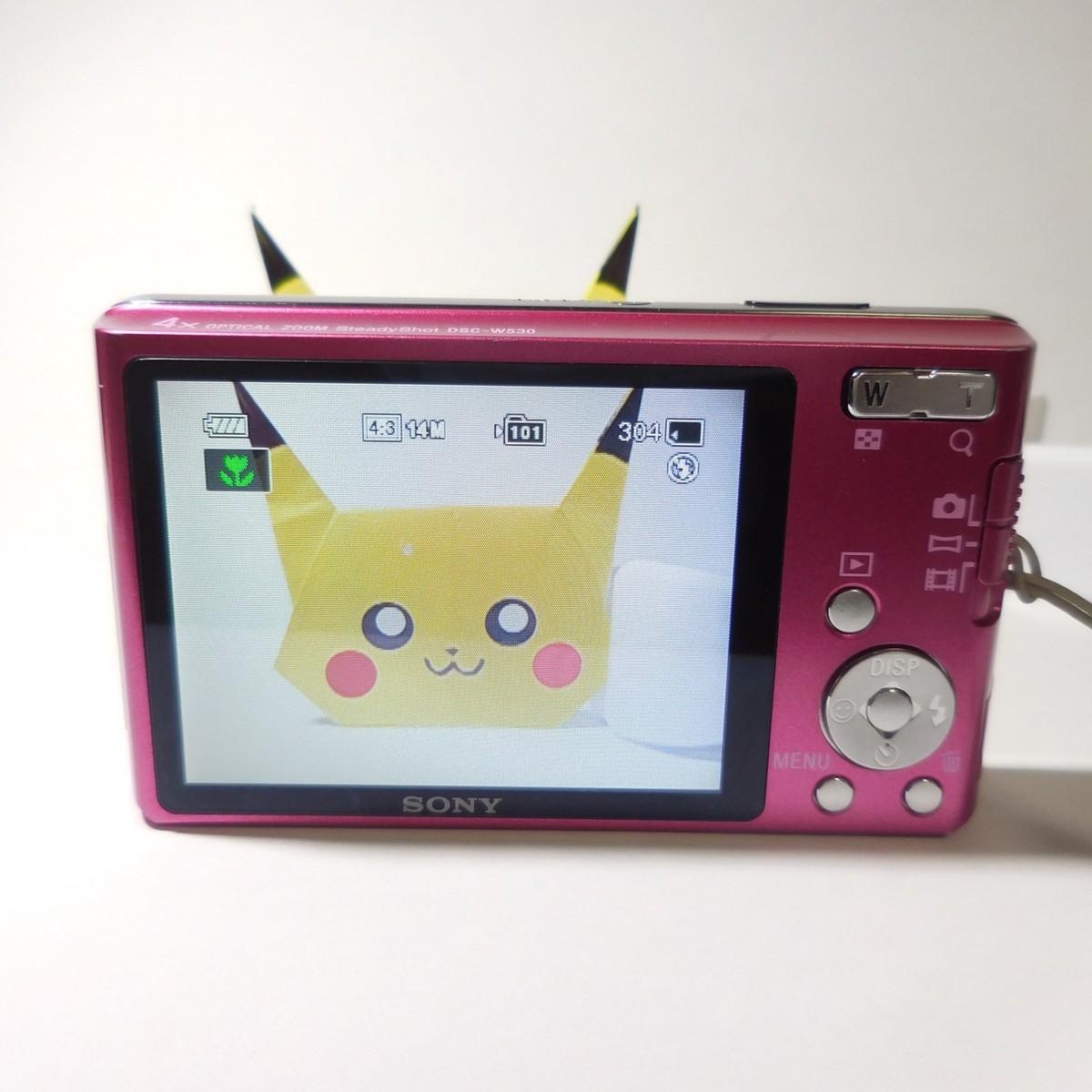Sony Cyber-shot DSC-W530 Pink Digital Camera w/Battery