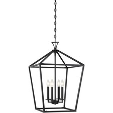 Savoy House Lighting 3-421-4-89 Townsend Pendant Matte Black