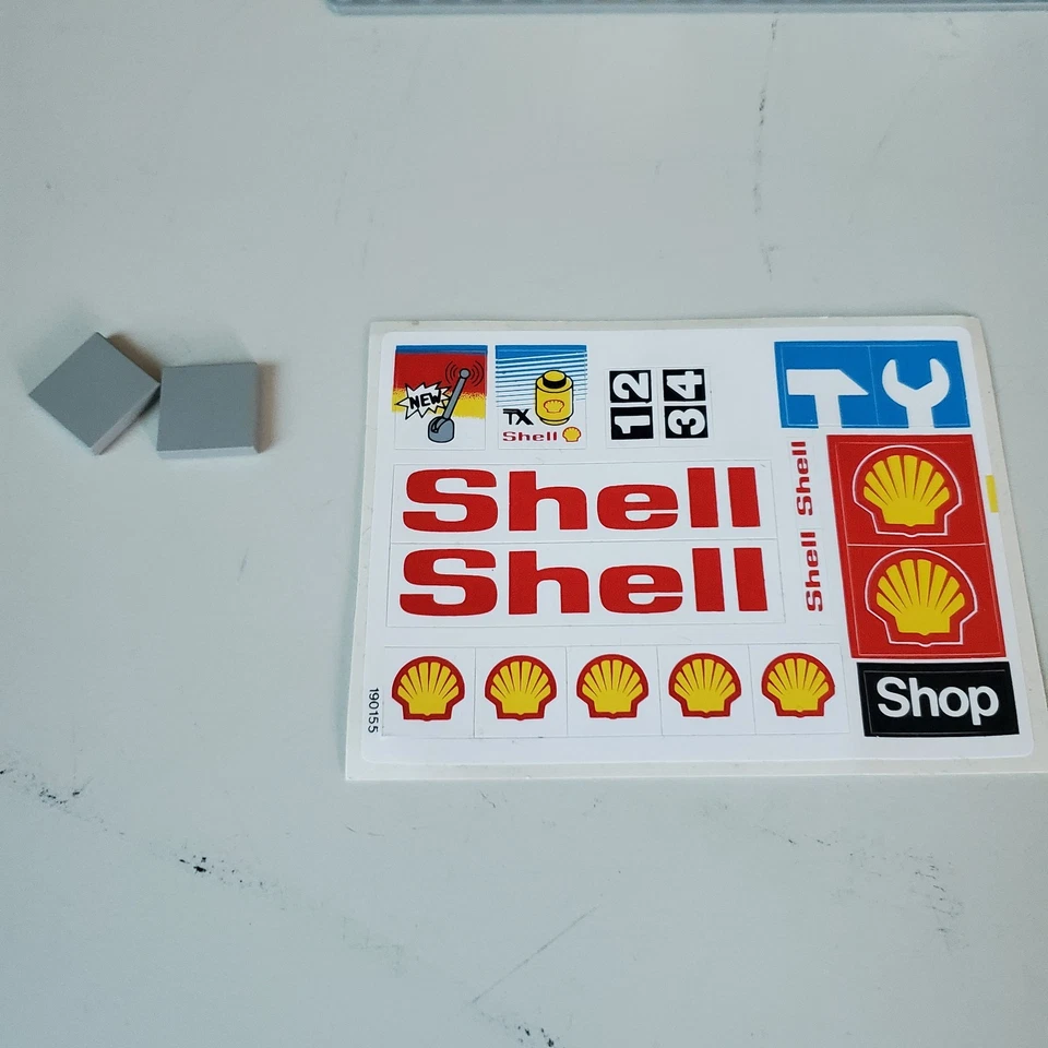 Lego Town System 6378 Shell Service Station 100 % completo con instrucciones de caja | Foto 2 de 4