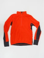 Velocio Women's Alpha Long Sleeve Medium Fire Red Mid-Layer Cycling Sweater