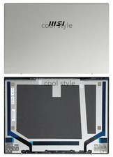 Cover posteriore LCD superiore per MSI Prestige 14 Evo B12M B13M MS-14F1 14" argento laptop