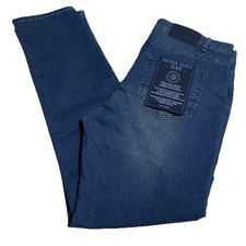 VGB Vintage Genes Black Slim Fit Comfort French Terry Denim Jeans Men's W30x32L