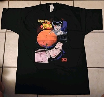 Vintage 1996 Curse Of The Undead Yoma Anime T shirt XL rare  in NEW condition 