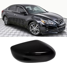 Compatible with Nissan Altima 2013-2018 Mirror Cover Replacement Glossy Black Mi