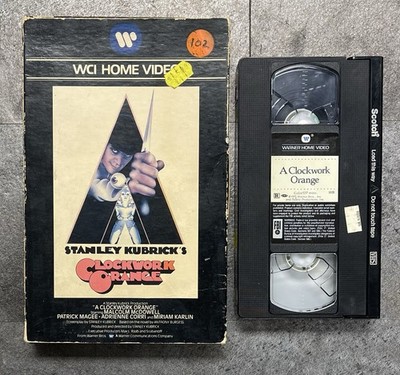 A Clockwork Orange Vintage First Release Print VHS 1980 Gatefold