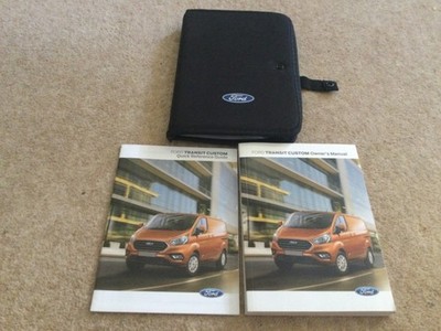 FORD TRANSIT CUSTOM OWNERS MANUAL  HANDBOOK. & WALLET / (2018 - 2022) FAST POST
